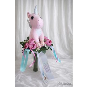 "Szivárvány"Álom Unicornis csokor