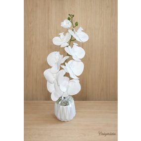 Orchidea élethű csokor ,elegàns maradandó csokor