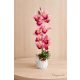 Orchidea élethű maradandó csokor 