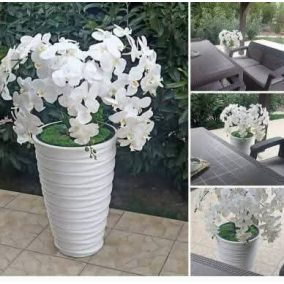 Orchidea élethű zuhatag