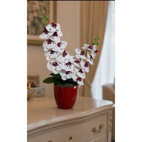 Orchidea élethű csokor 