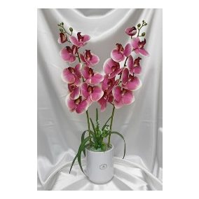 Orchidea élethű csokor 